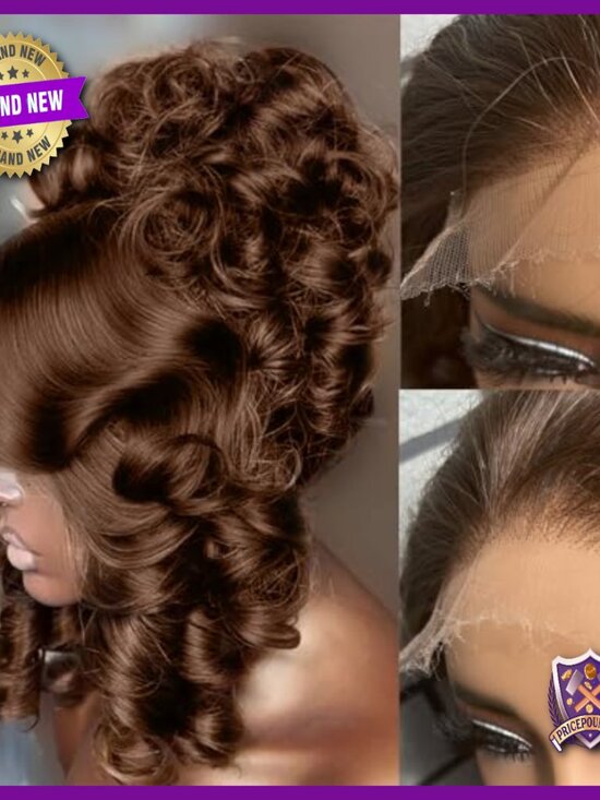20 Inch Human Hair Wig 180 Density Pre Plucked HD Lace Closure main image 4